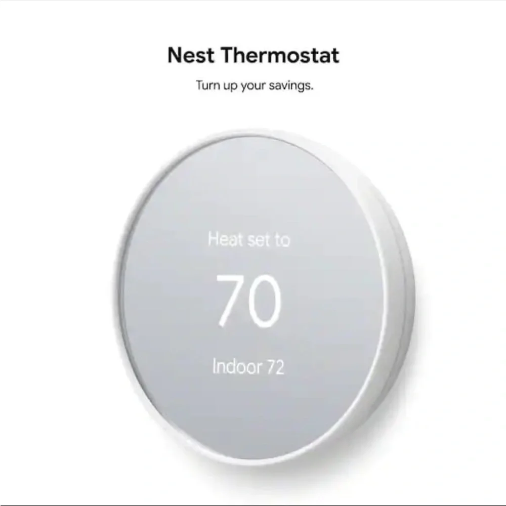 Nest Thermostat - Smart Programmable Wi-Fi Thermostat - Snow